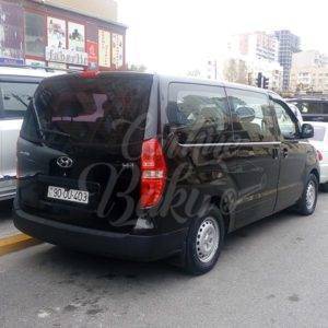 Hyundai H1 black | Аренда автобусов и микроавтобусов в Баку, Азербайджане