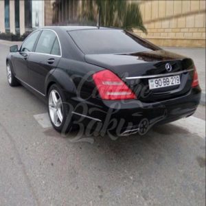 Mercedes S-class W221 | VIP class renal cars in Baku, Azerbaijan