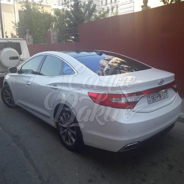 Hyundai Grandeur / car rental Baku / avtomobil kirayesi / аренда машин в Баку