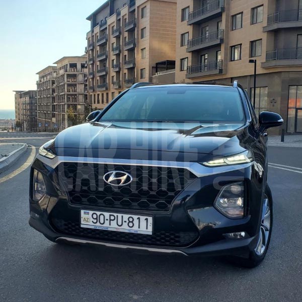 Hyundai Santa Fe (2019) / Rental cars in Baku, Azerbaijan / Kirayə maşınlar / Авто на прокат в Баку, Азербайджан